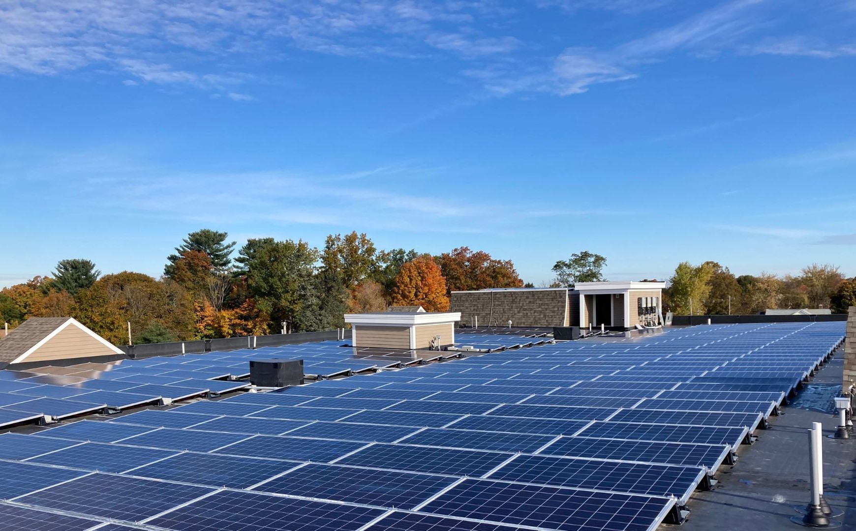 Hybrid solar system in Boston, Massachusetts