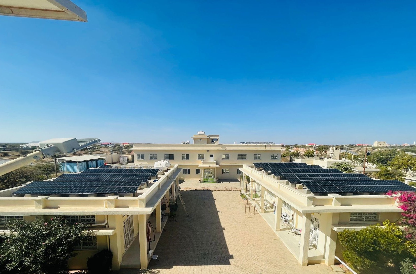Hybrid solar-diesel system at UNICEF Hargeisa
